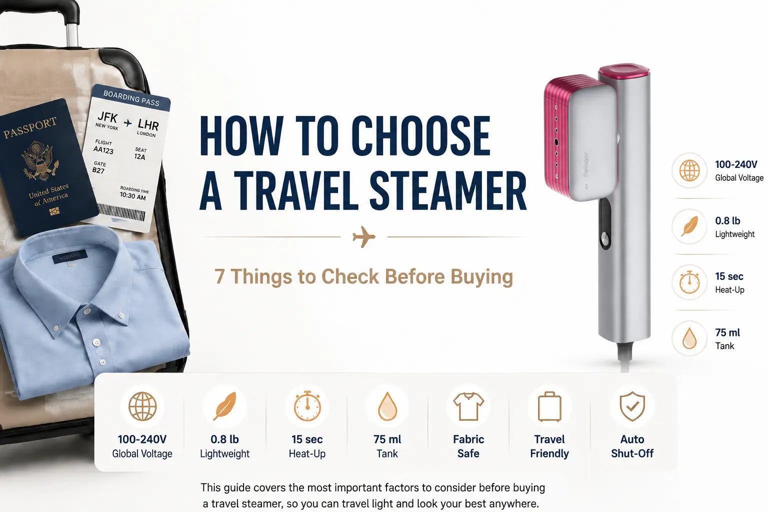 How to Choose the Best Travel Steamer: A Complete Guide for International Travelers