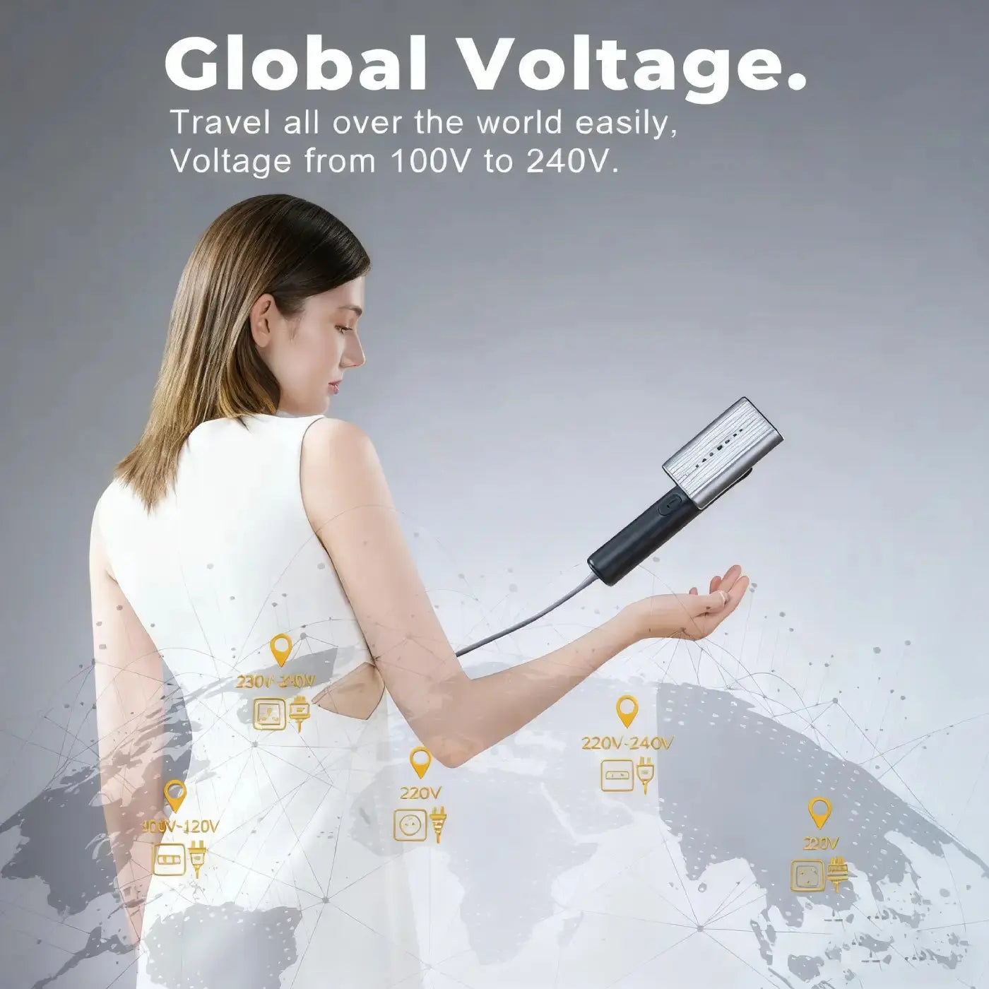 Nesugar G9 Pro Smart Handheld Steamer for Clothes – Global Voltage - Nesugar