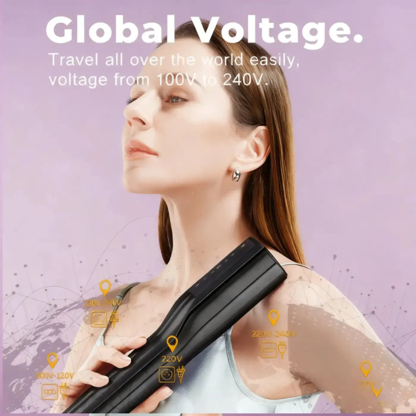 Nesugar G4 Pro Smart Handheld Clip Steamer for Clothes – Global Voltage Adaptation(100-240V) - Nesugar