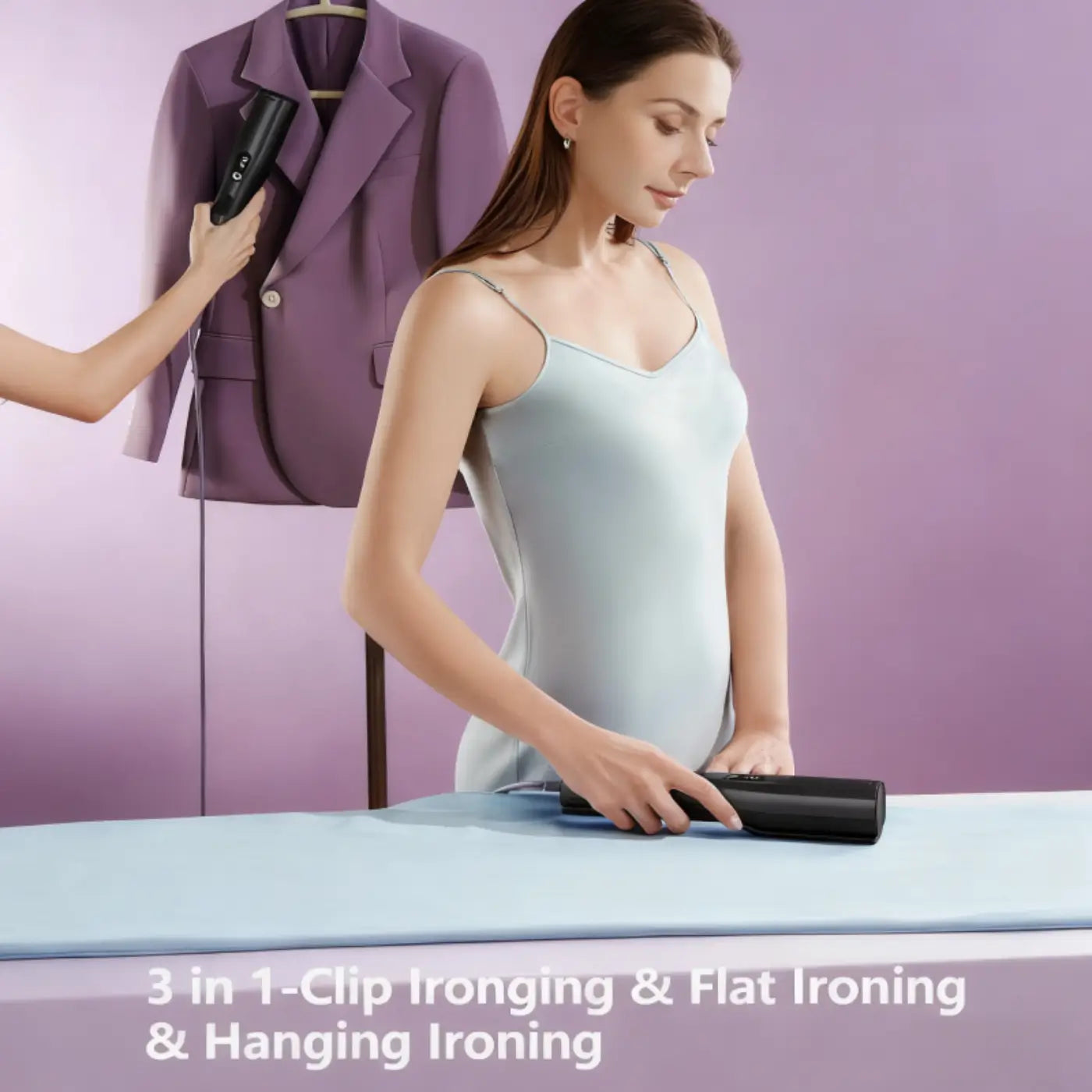 Nesugar G4 Pro Smart Handheld Clip Steamer for Clothes – Global Voltage Adaptation(100-1240V)