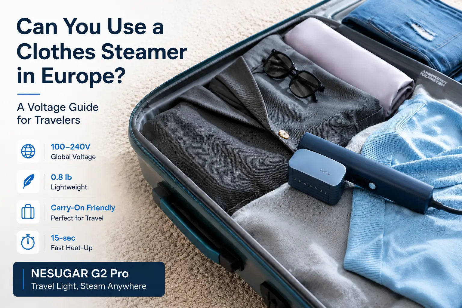 Can You Use a Clothes Steamer in Europe? A Voltage Guide for Travelers