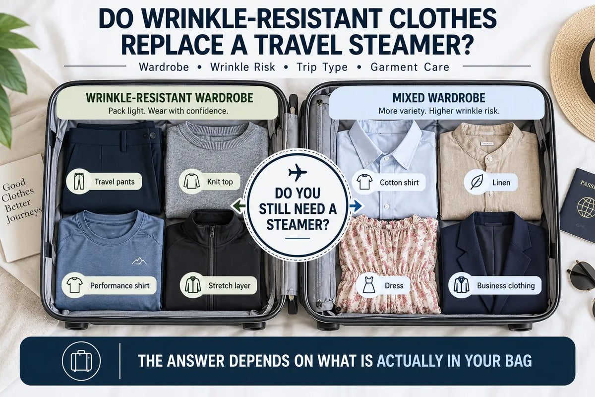 Do You Really Need a Travel Steamer If You Pack Wrinkle-Resistant Clothes?