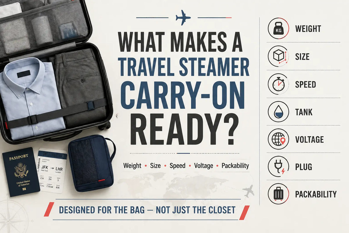 What Is the Best Travel Steamer for Carry-On Luggage? 7 Features That Actually Matter