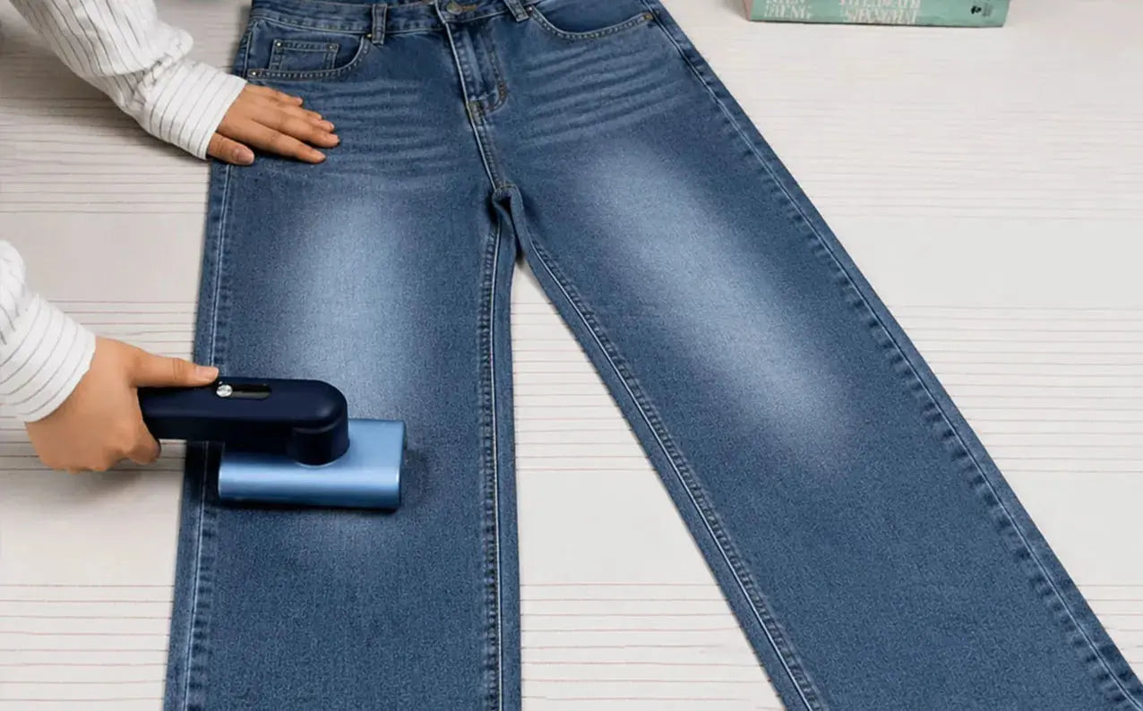 how to steam jeans