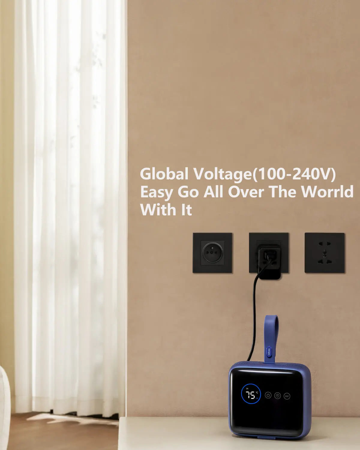 Nesugar H3 Global Voltage(100-240V) Portable Clothes Dryer Nesugar