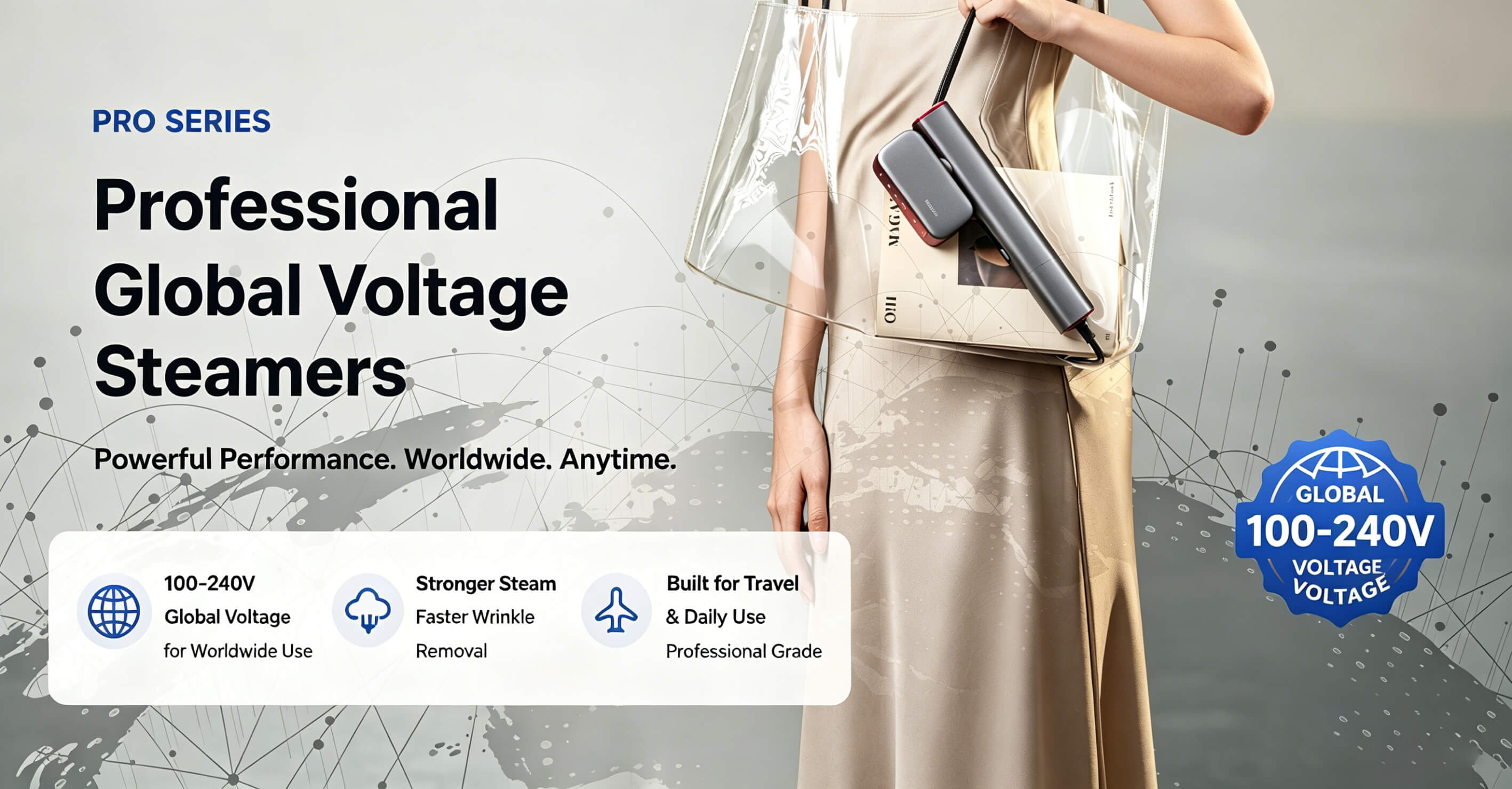 Professional Global Voltage Steamers