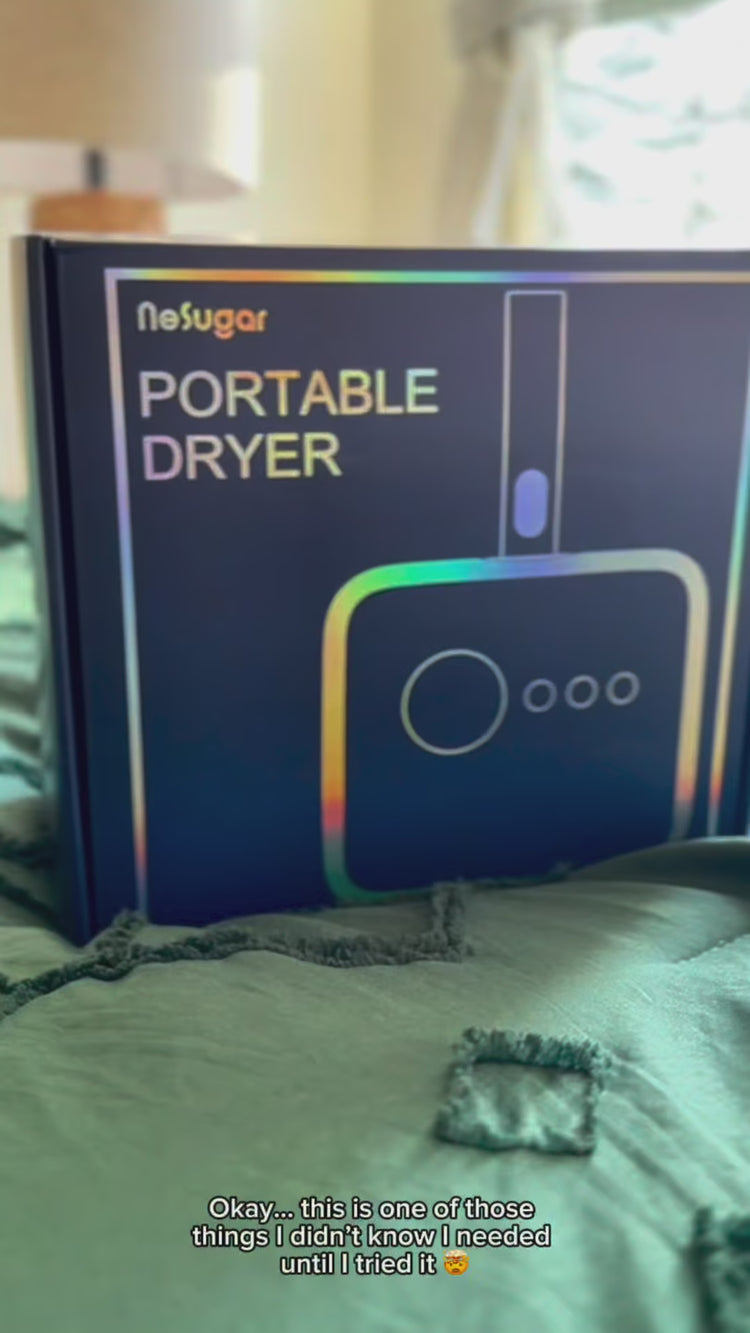 Nesugar H3 Portable Clothes Dryer for Travel & Apartments (Fast Drying in Small Spaces)